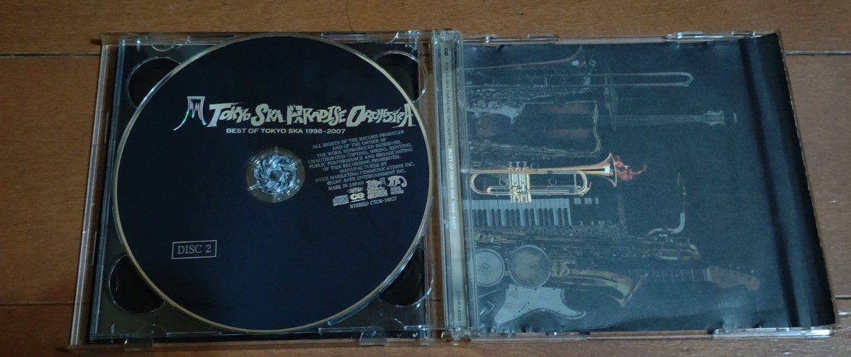 2CD+1DVD 東京スカパラダイスオーケストラ BES OF TOKYO SKA 1998-2007 田島貴男 チバユウスケ 奥田民生 ハナレグミ CHARA 甲本ヒロト 出演の画像6