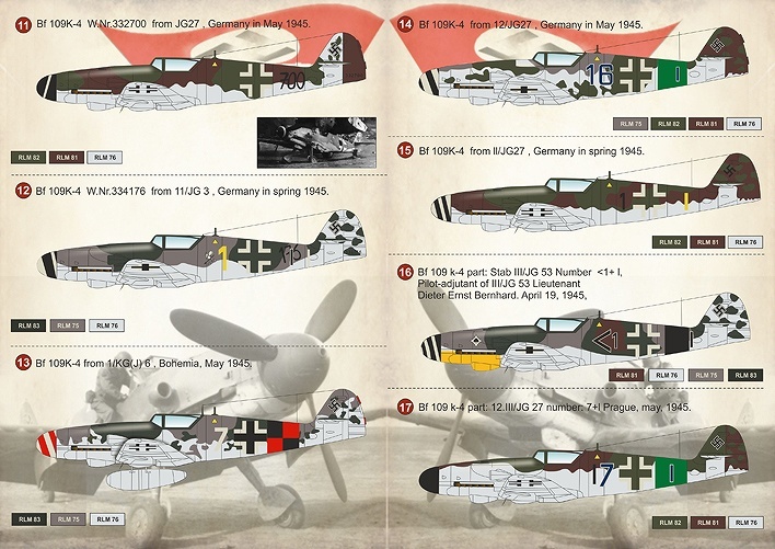 プリントスケール 72-146 1/72 メッサーシュミット Bf109K_画像3