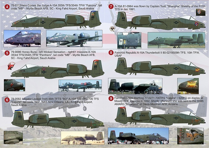 プリントスケール 72-102 1/72 A-10 サンダーボルト II_画像2