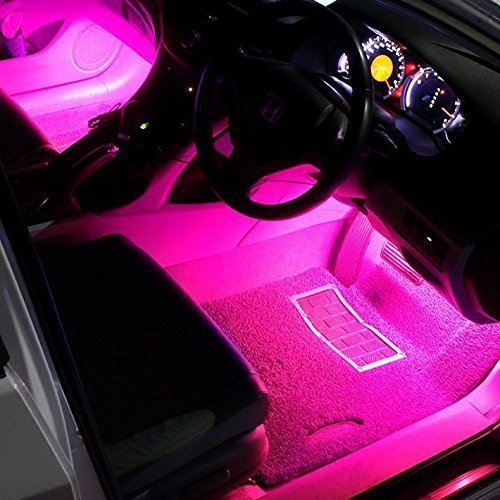 ledテープライト USB フットライト フットランプ イルミネーション 車内 装飾 照明 車内アクセサリー ムードランプ フルカラー 間接照明 車_画像6