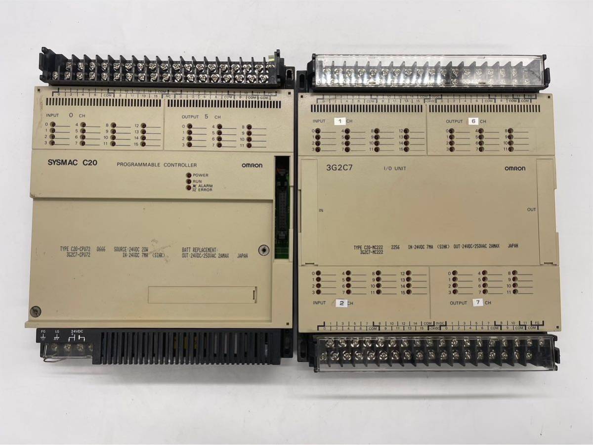 オムロン　Omron Sysmac C20 CPU72 / 3G2C7 C20-MC222 プログラマブルコントローラー　CPUユニット_画像2