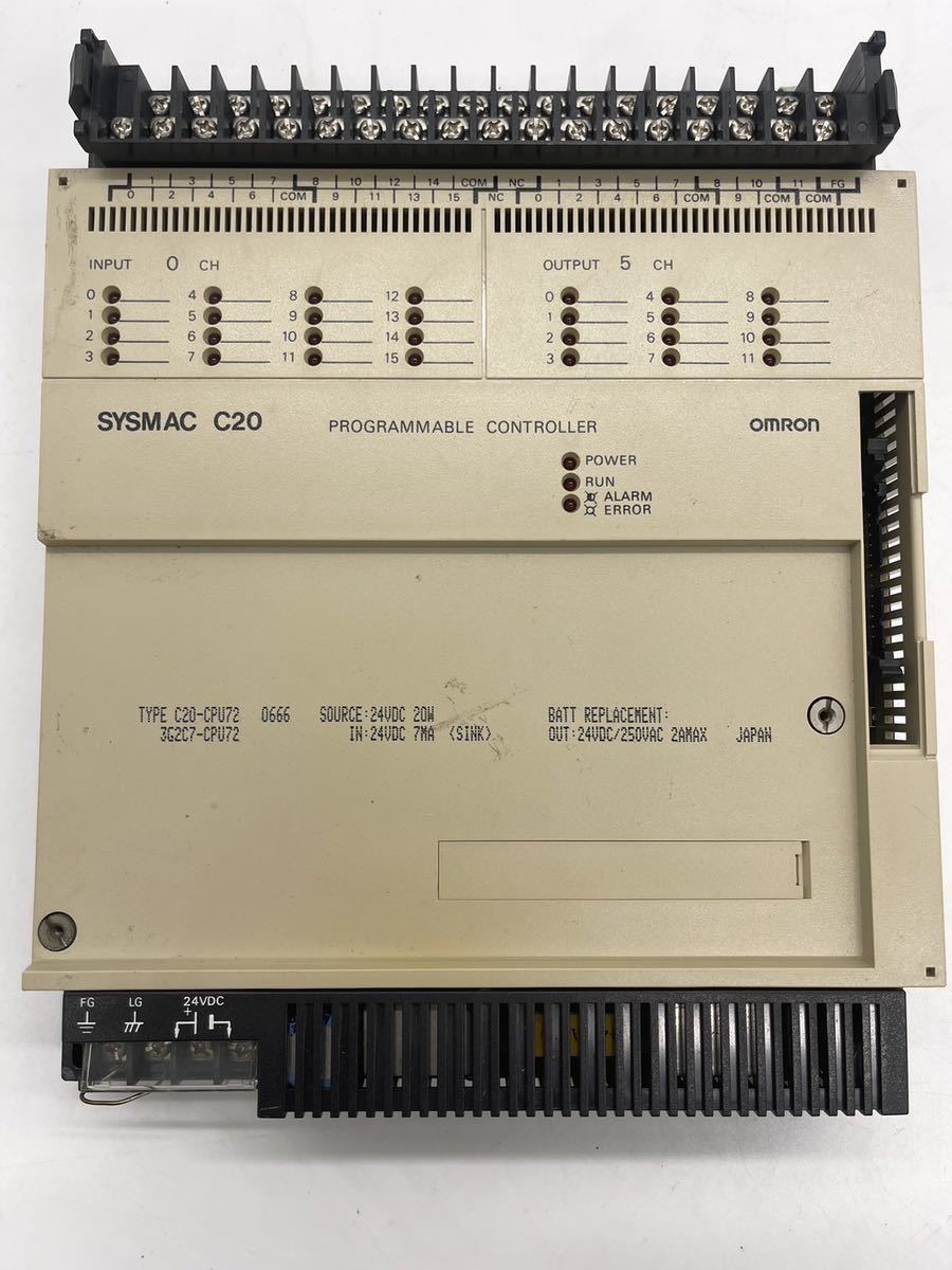 オムロン　Omron Sysmac C20 CPU72 / 3G2C7 C20-MC222 プログラマブルコントローラー　CPUユニット_画像4