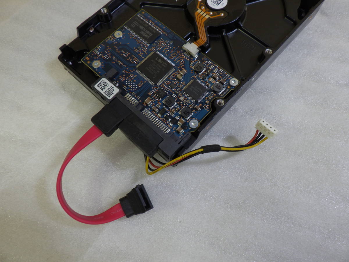SONY ブルーレイレコーダー BDZ-AT300S から取外した 純正 HDD 500GB HItachi HCS5C1050CLA382 動作品保証#MH00239_画像3