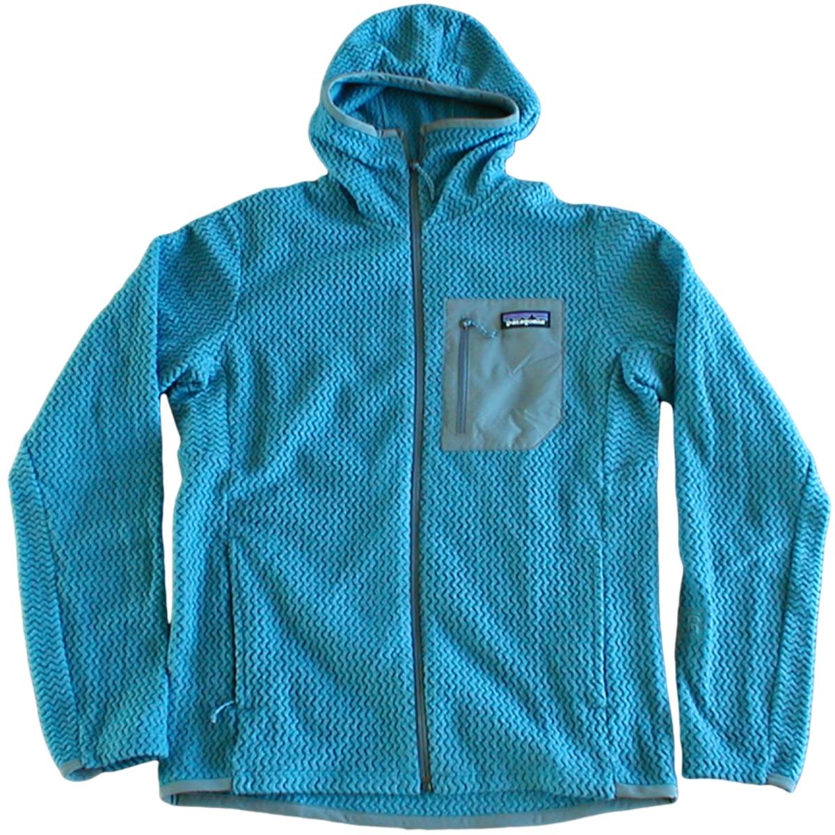 ■送料込■【新品XS】パタゴニア M’s R1エア・フルジップ・フーディ■ Patagonia Wavy Blue (WAVB) ■