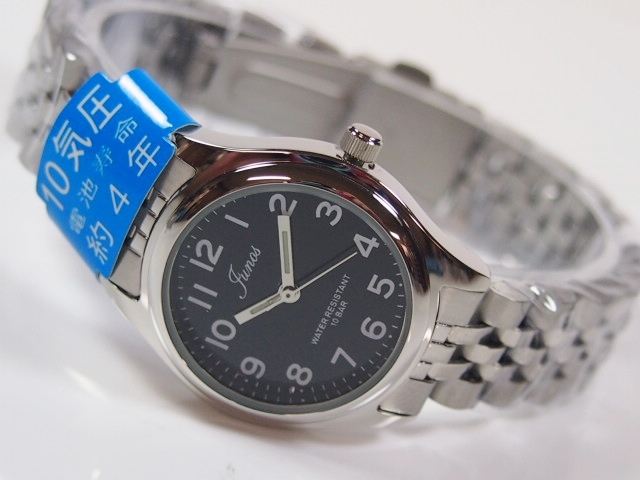 JUNOS（ユーノス）レディース腕時計　メタルウォッチ　日本製高性能省電力ムーブメント　電池寿命4年以上　保証書付き