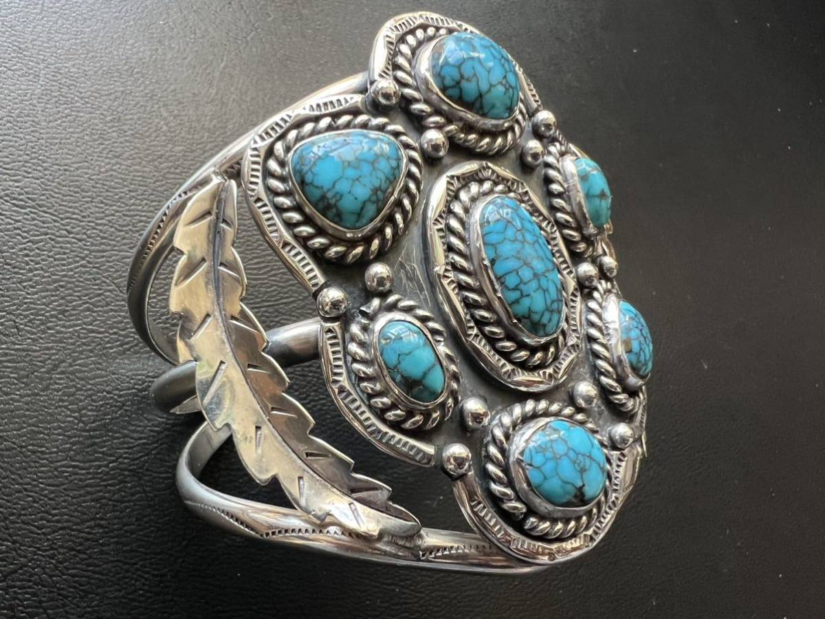 NAVAJO【OLD PAWN】1960~70's ネバダブルー ターコイズ NAVAJO【OLD PAWN】1960~70's ネバダブルー ターコイズ