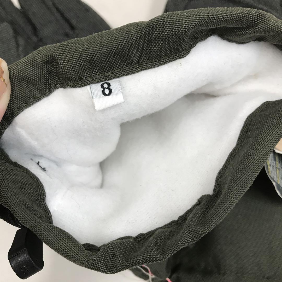 GORE-TEX 未使用◆TAUBERT スノボ グローブ メンズ グレー 防寒 ウィンタースポーツ ゲレンデ 小物 刺繍 暖かい 冬 トーバート〇11-155y_画像7