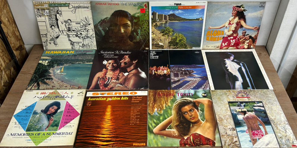 ハワイアン ミュージック 60枚 LP レコード 大量 セット 0108 HAWAII ノースショアドリーム ポリネシア ドンホー ハワイアンフラ タヒチ_画像5