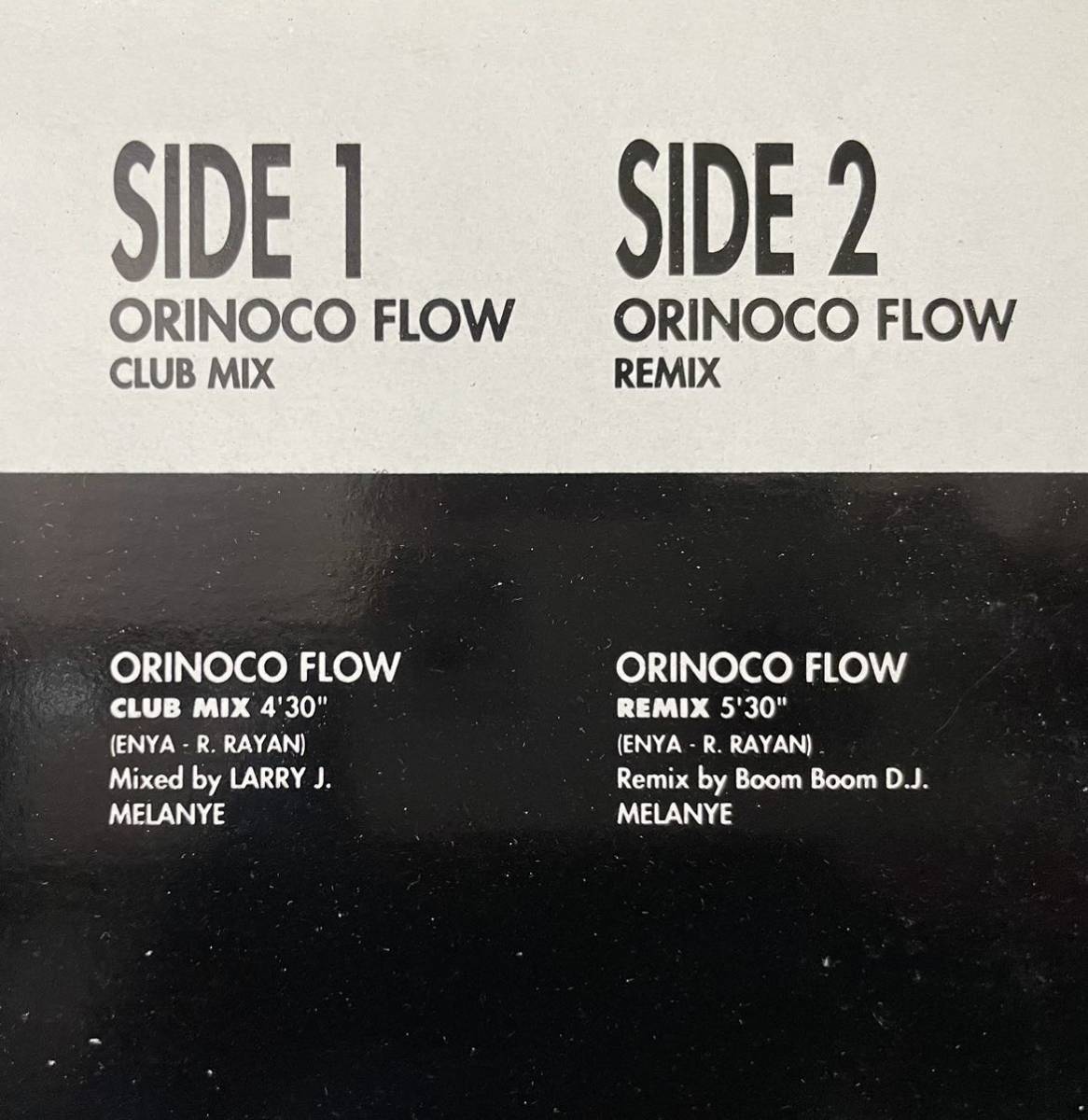 DMCリミックス Orinoco Flow / Melanye 12inch盤その他にもプロモーション盤 レア盤 人気レコード 多数出品。の画像1