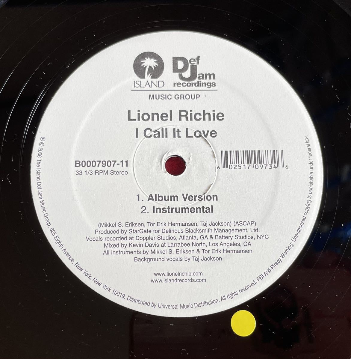 Lionel Richie / I Call It Love 12inch盤 その他にもプロモーション盤 レア盤 人気レコード 多数出品。_画像5