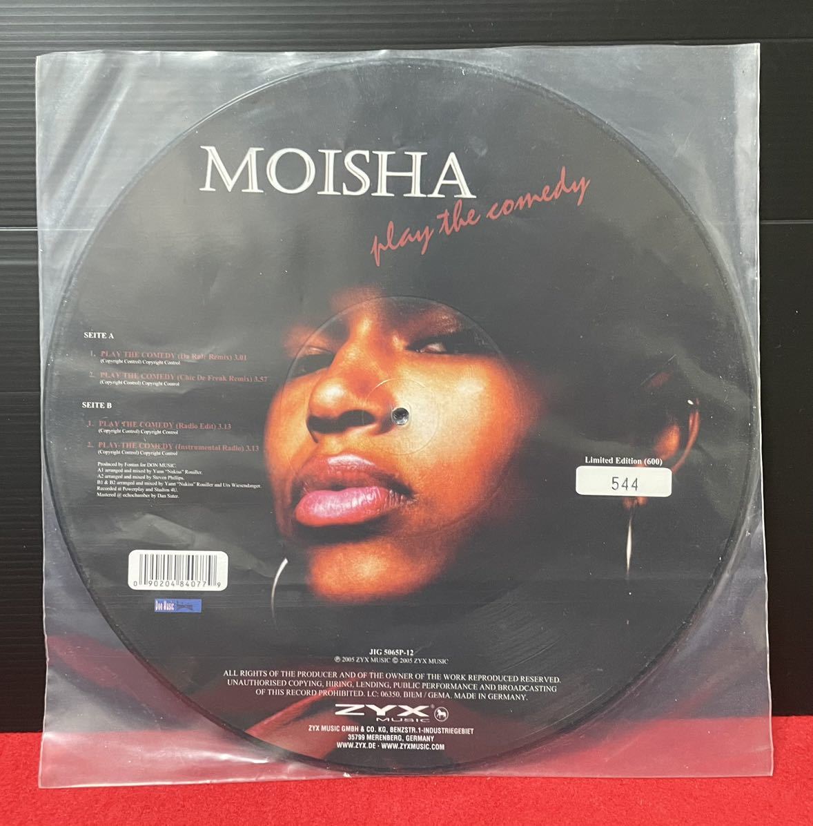 Moisha / Play The Comedy［Picture Disc edition］ 12inch盤その他にもプロモーション盤 レア盤 人気レコード 多数出品。_画像5