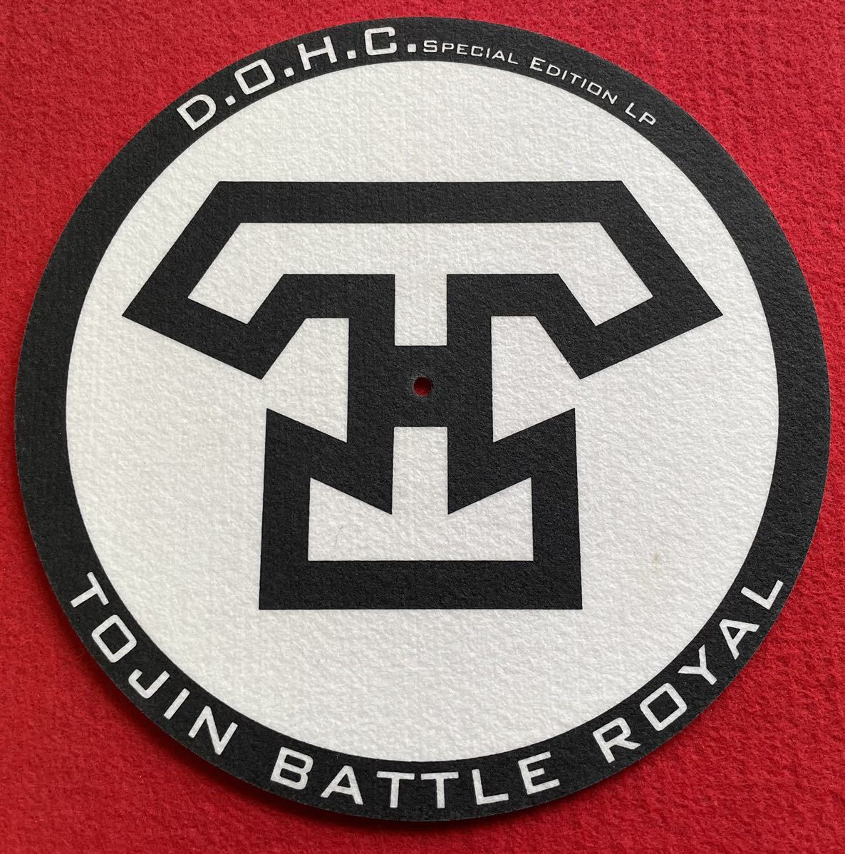 「D.O.H.C.」TOJIN BATTLE ROYAL スリップマット 2枚セット ターンテーブルマット！12インチ用_画像3