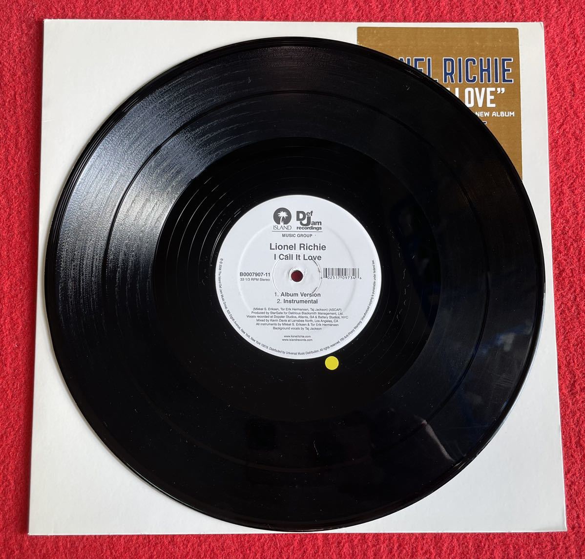 Lionel Richie / I Call It Love 12inch盤 その他にもプロモーション盤 レア盤 人気レコード 多数出品。_画像4