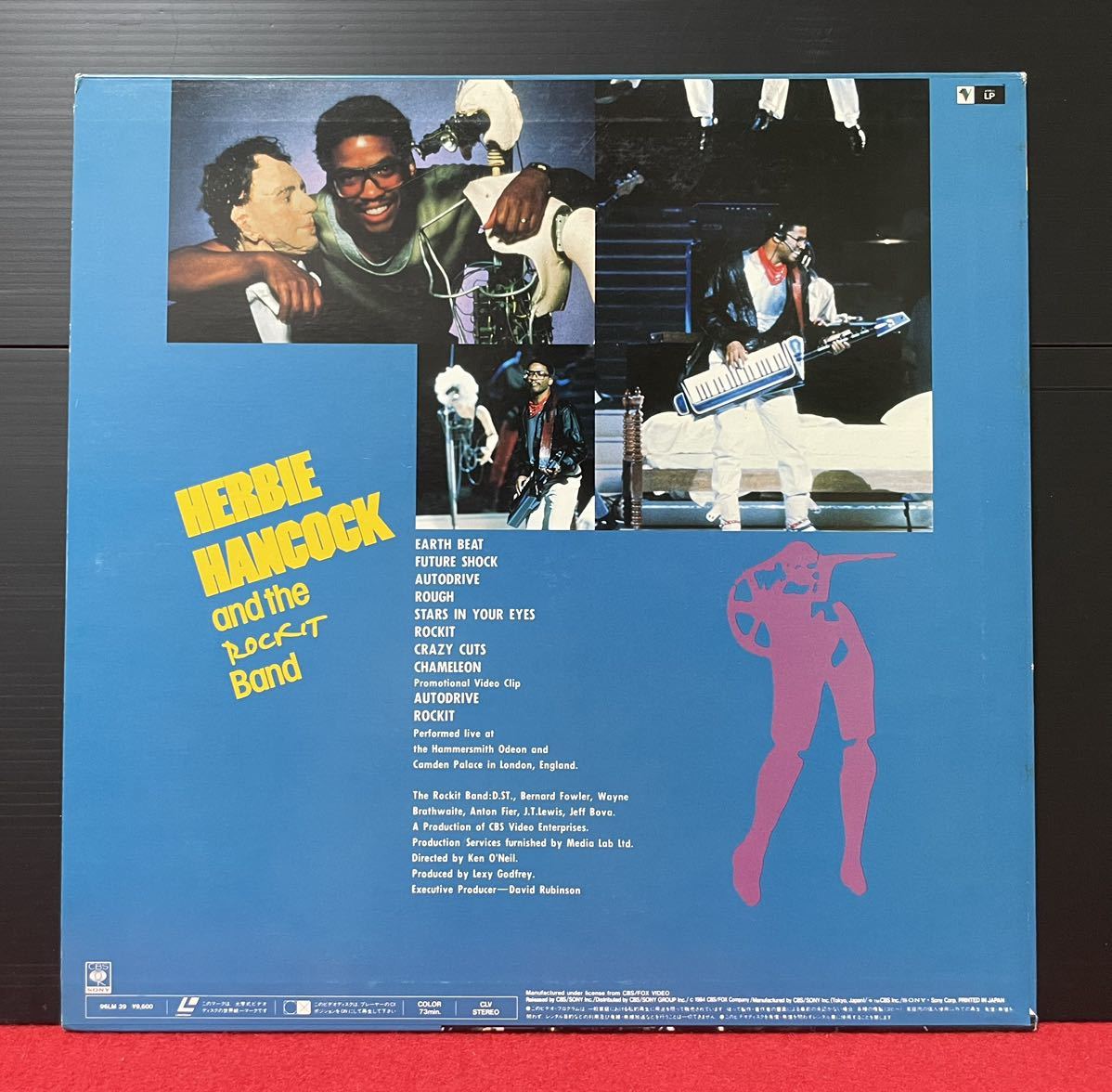 LD盤 Herbie Hancock And The Rockit Band レーザーディスク12inchサイズその他にもプロモーション盤 レア盤 人気レコード 多数出品。_画像2