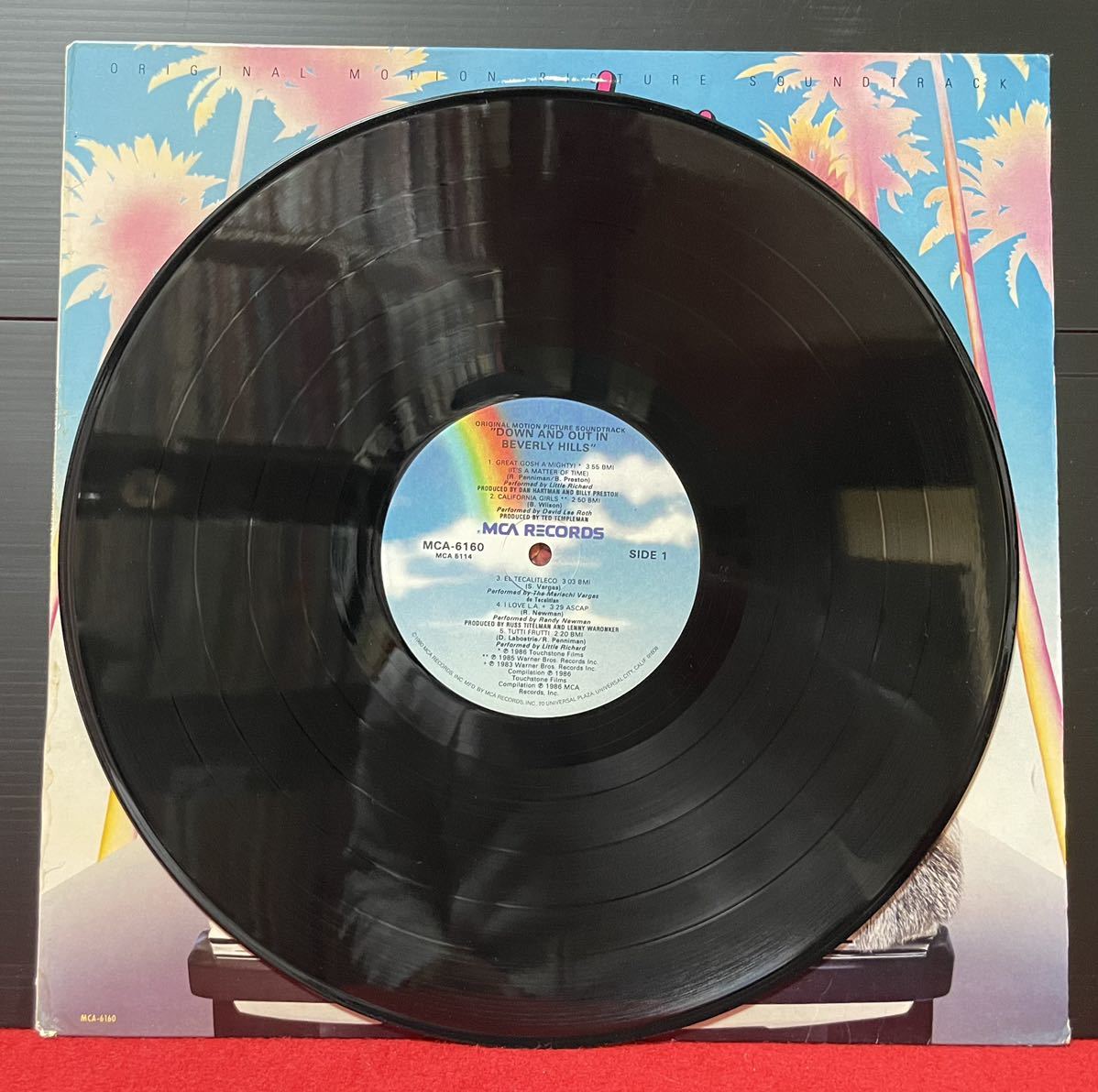  movie Down And Out In Beverly Hills (Original Motion Picture Soundtrack) 12inch size in addition, Pro motion record rare record great number exhibition.