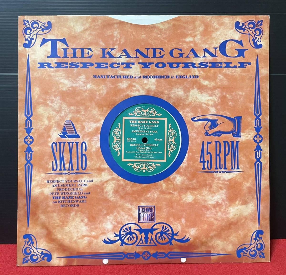 The Kane Gang / Respect Yourself 12inch盤その他にもプロモーション盤 レア盤 人気レコード 多数出品。の画像1