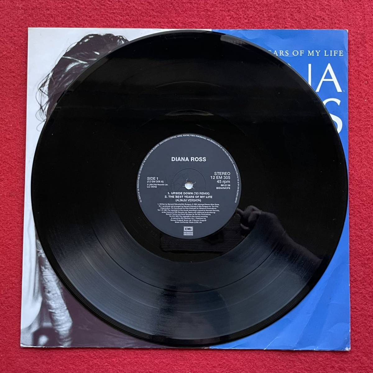 Diana Ross人気曲アップサイド・ダウン 12inch盤 その他にもプロモーション盤 レア盤 人気レコード 多数出品。_画像4