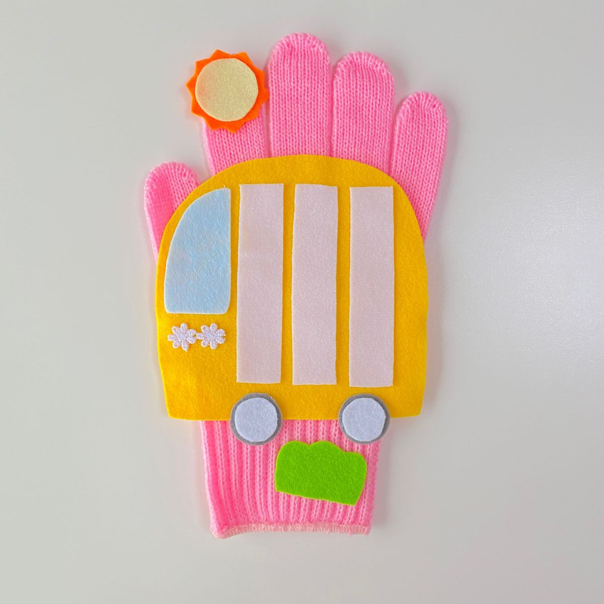 手袋シアター おべんとうバス 保育 知育玩具