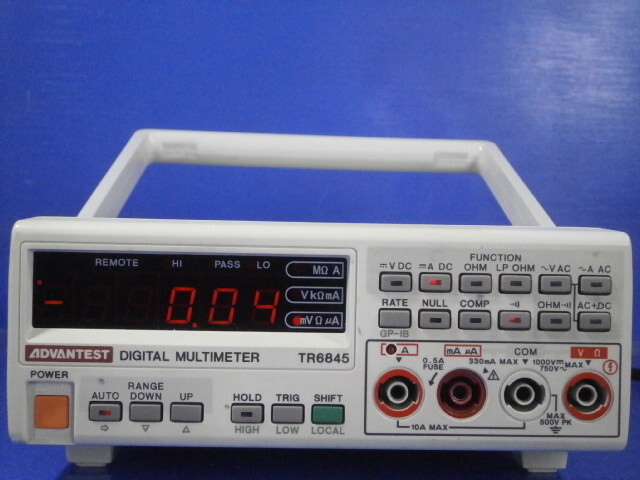 ADVANTEST TR6845 DIGITAL MULTIMETER_画像2