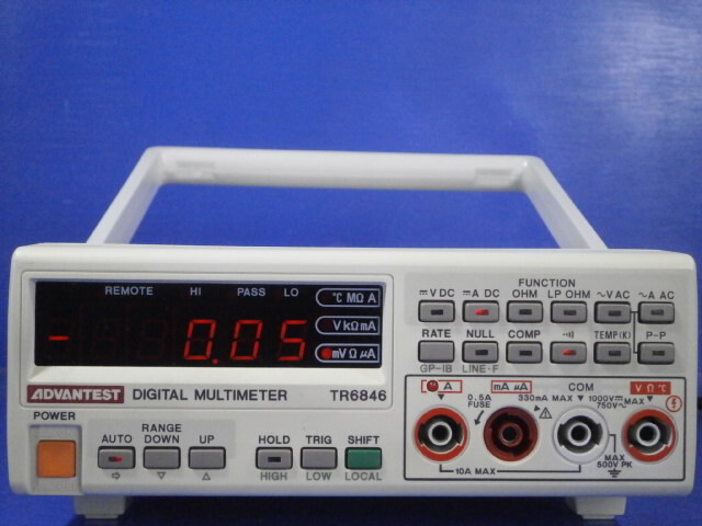 ADVANTEST TR6846 DIGITAL MULTIMETER_画像2