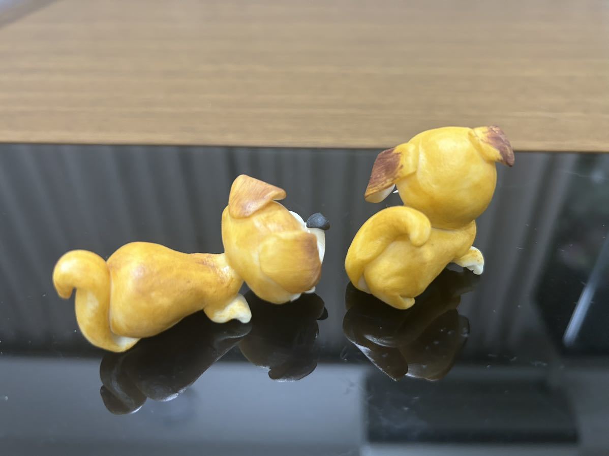 わんちゃんB(ハンドメイド、花、インテリア、飾り、置き物、植物、造花、リビング、玄関、樹(shù)脂粘土、お祝い、プレゼント、犬)