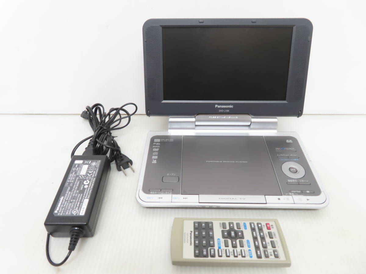 Panasonic パナソニック ポータブルDVD/CDプレーヤー ワンセグTV DVD-LX88 動作品_画像1