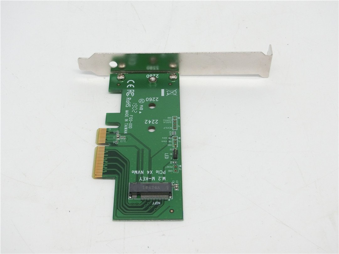 中古動作品　Ableconn PEXM2-SSD M.2 NGFF PCIe SSD を PCI Express 3.0 x4 に接続するホストアダプタカード - M.2 NGFF PCIe_画像2