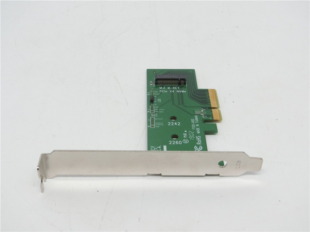 中古動作品　Ableconn PEXM2-SSD M.2 NGFF PCIe SSD を PCI Express 3.0 x4 に接続するホストアダプタカード - M.2 NGFF PCIe_画像1