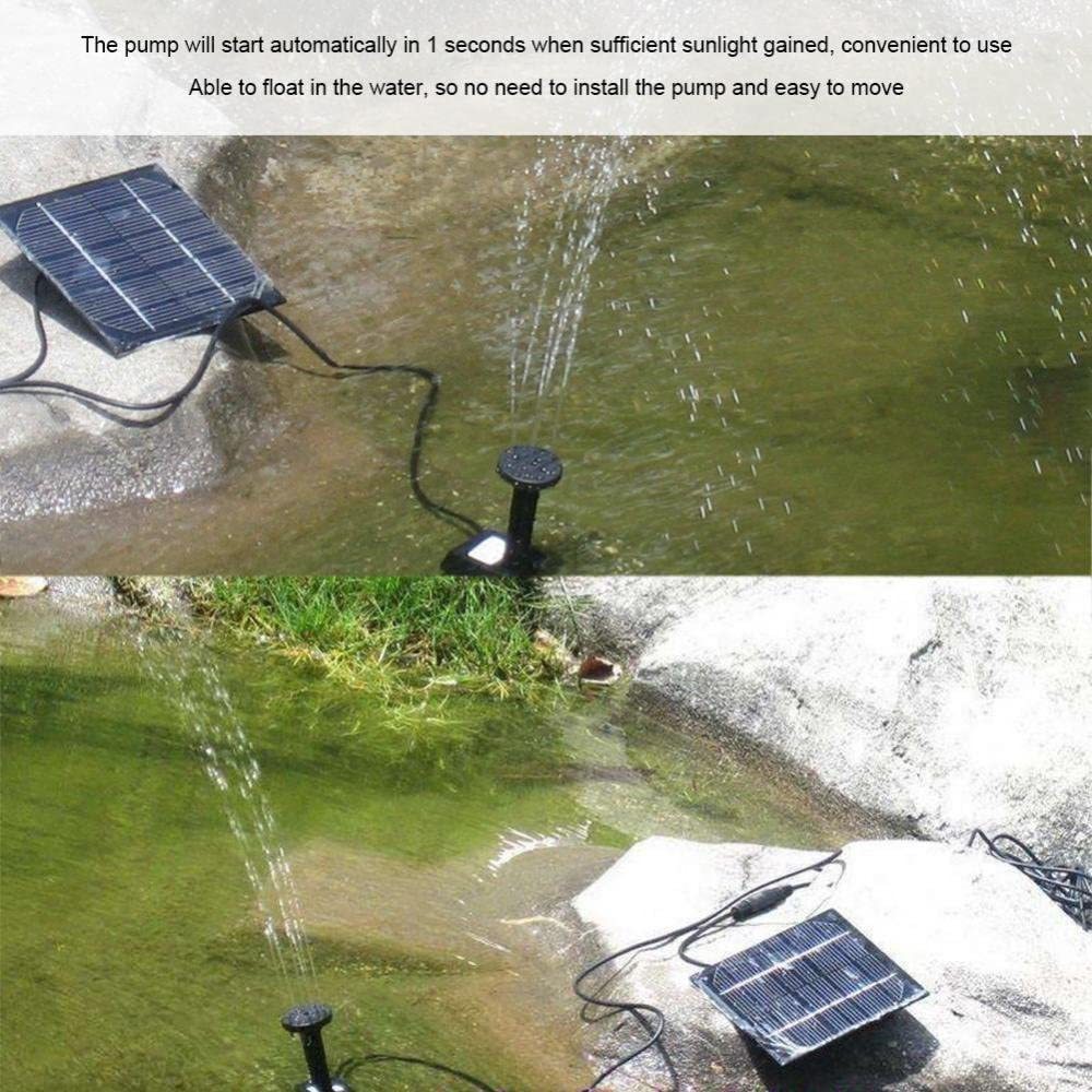 ソーラー 噴水 ソーラー 池 ポンプ 庭の噴水用 省エネ 池でも使えるポンプ　太陽光　自動_画像2