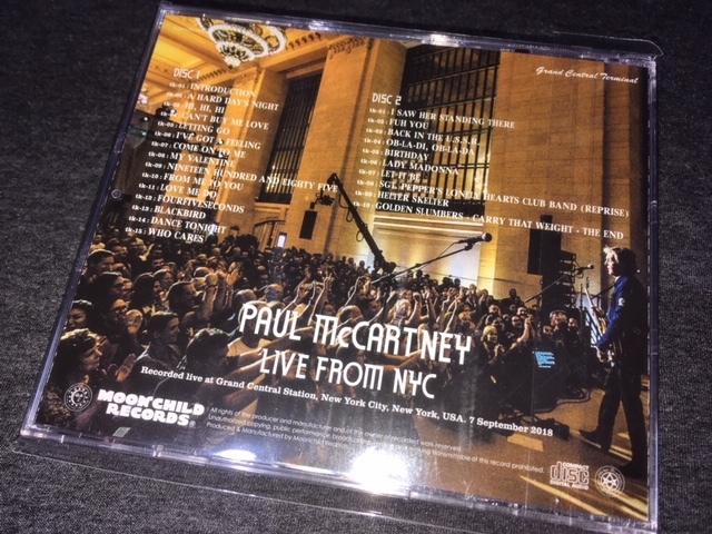 ●Paul McCartney - Live From NYC : Moon Child プレス2CDの画像2