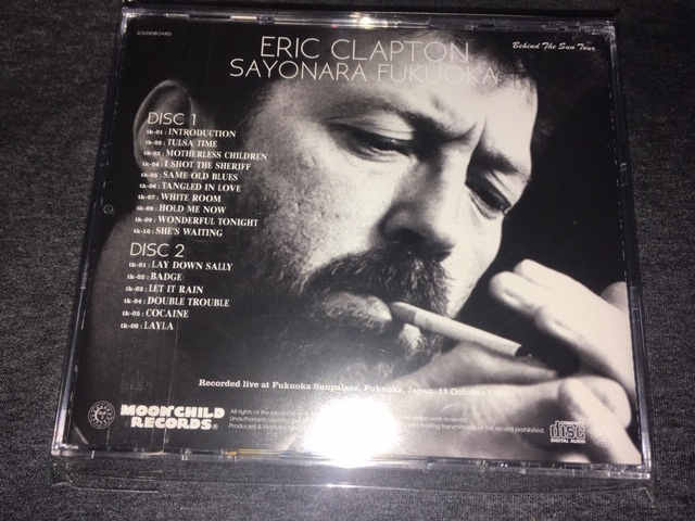 ●Eric Clapton - Sayonara Fukuoka : Moon Child プレス2CDの画像2