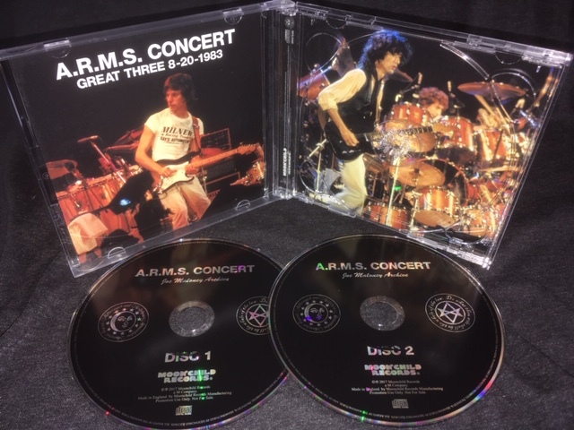●Eric Clapton, Jeff Beck, Jimmy Page : Great Three - A.R.M.S. Concert : Moon Child プレス2CD_画像2