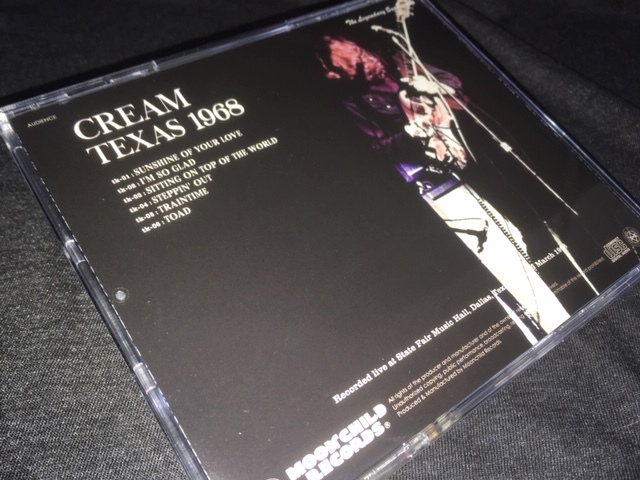 ●Cream - Texas 1968 : Moon Child プレス1CD_画像3