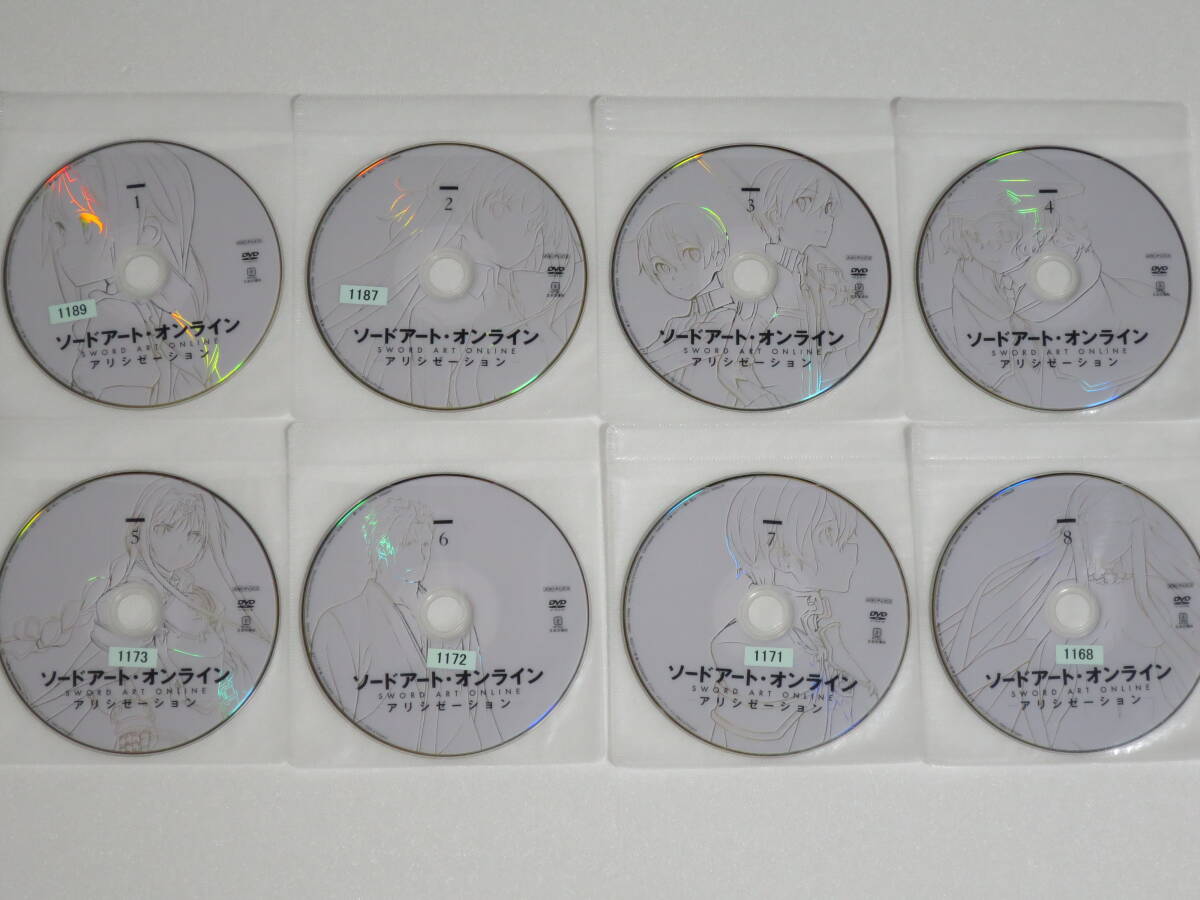 中古DVD ソード・アート・オンライン アリシゼーション 全8巻 レンタルDVD レンタル落ち レンタルアップ USEDの画像3