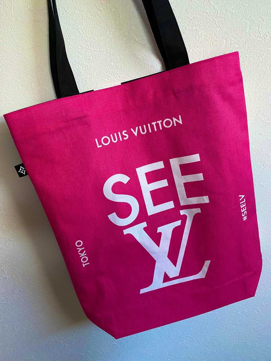 ルイヴィトン LOUIS VUITTON seelv展 トートバッグ エコバッグ ショルダーバッグ ステッカー　ノベルティ六本木限定 海外発送 プレゼント