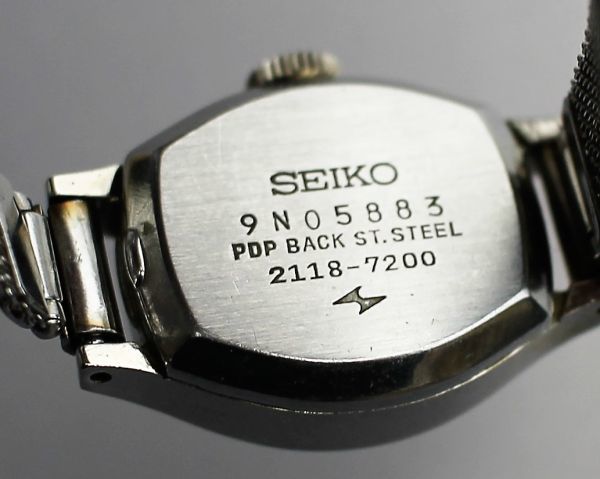 B-856 中古 セイコー SEIKO chorus 23JEWELS 手巻き レディース 2118-7200 女性用 作動品 腕時計 ビンテージ アンティーク_画像2