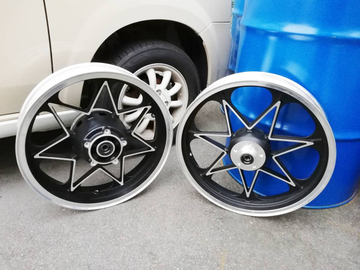 Yahoo!オークション - ZRX400 キャストホイール 黒 Yahoo!オークション - ZRX400 キャストホイール 黒