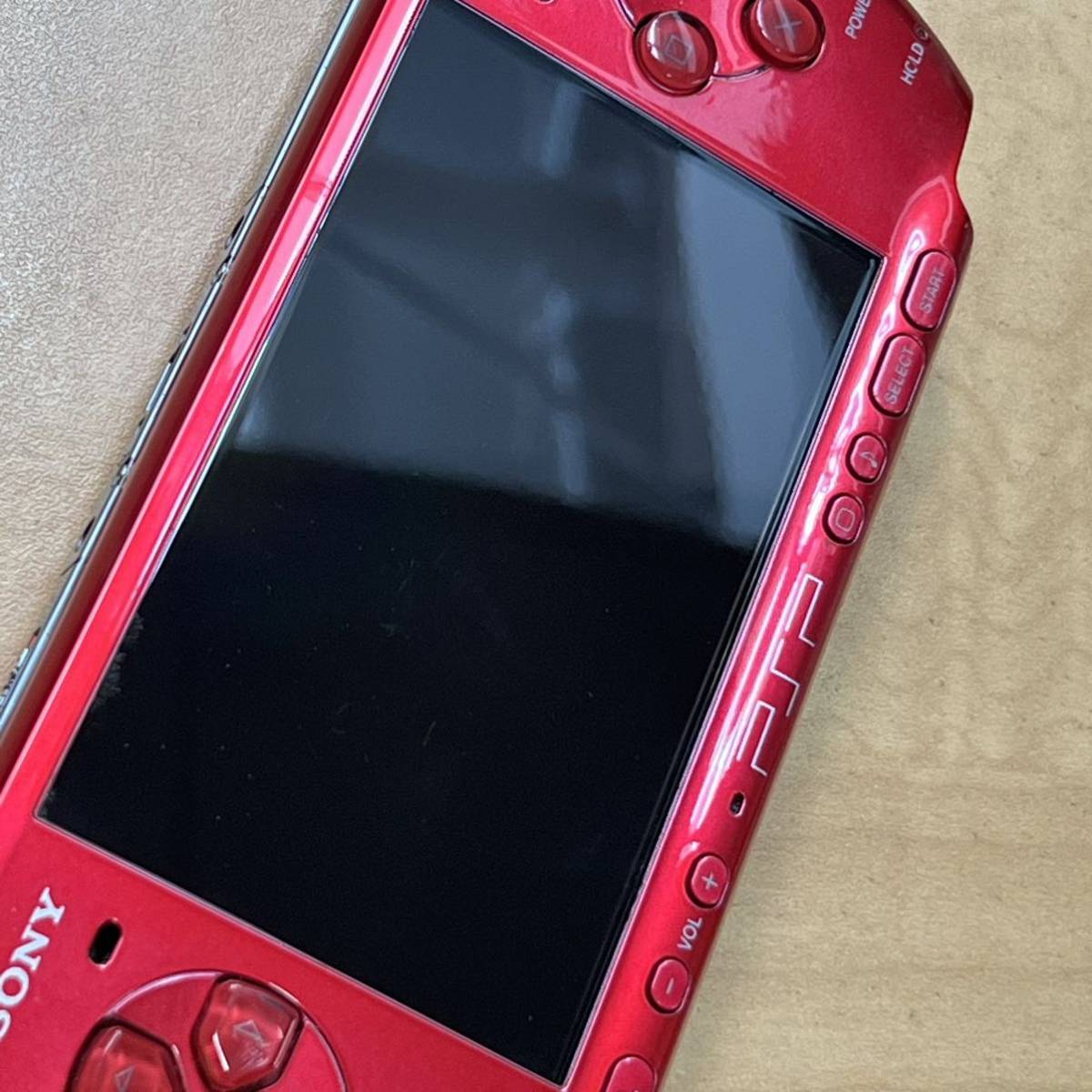 動作品 PSP 本体 PSP-3000 ラディアント レッド PlayStation Portable プレイステーションポータブル SONY ソニー _画像4
