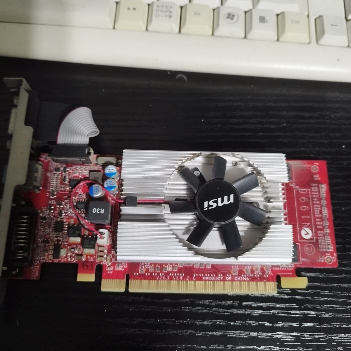 動作確認済み NVIDIA GeForce GTX GT520 1GB DDR3 HDMI DVI D-Sub ロープロファイル対応 補助電源不要_画像1