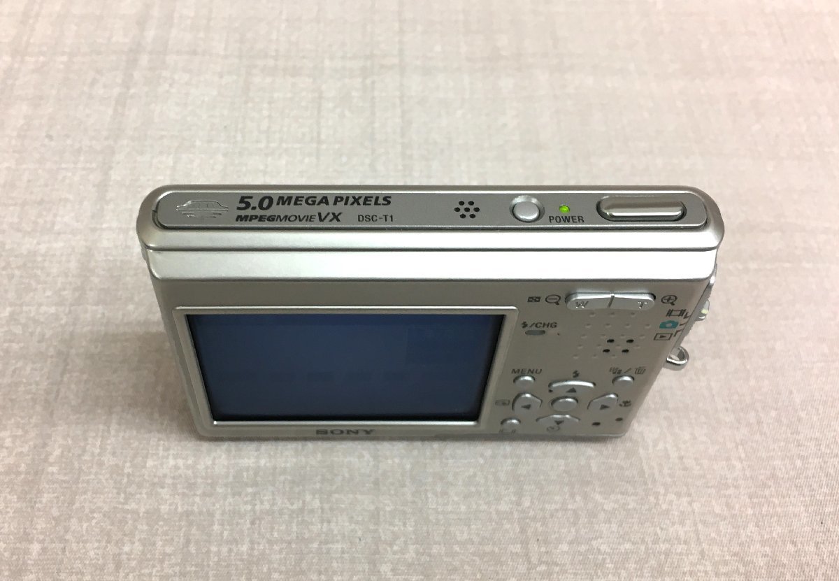 【大黒屋】中古 SONY ソニー Cyber-shot DSC-T1　USBインターフェース＆バッテリーキット　バッテリー2個　動作確認済み_画像5