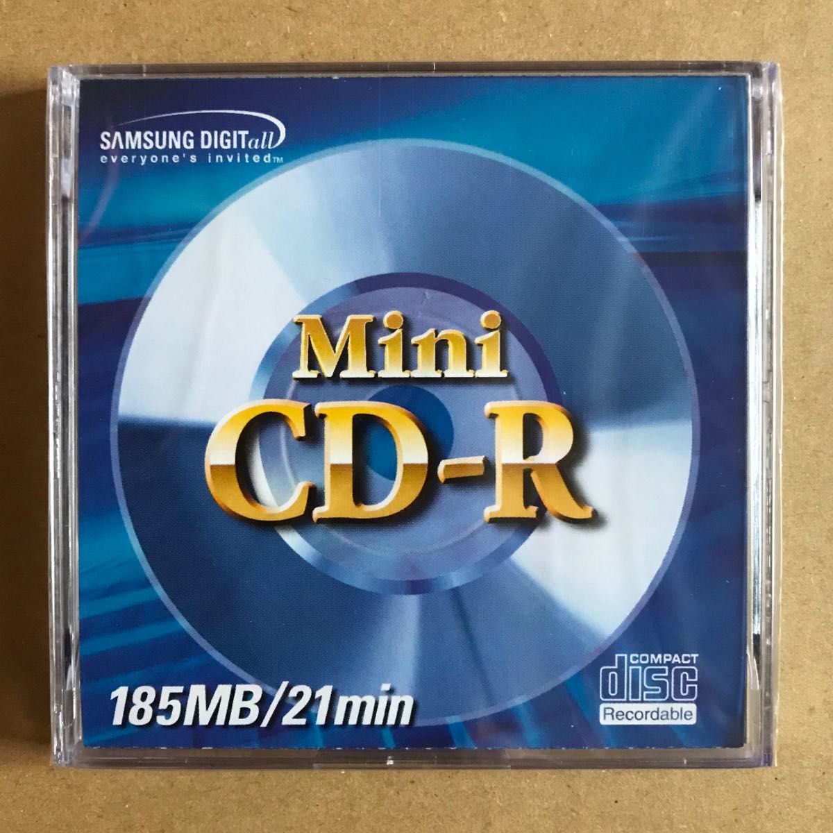 【シールド未開封】SAMSUNG サムスン mini CD-R 8cm 185MB 21min 10枚セット 個別シールド