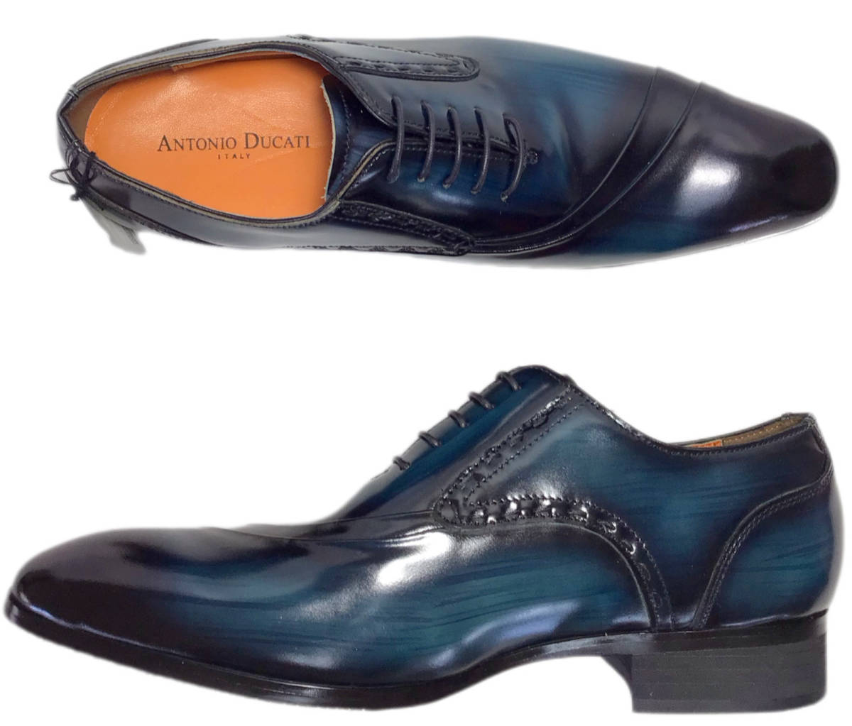 ANTONIO DUCATI アントニオデュカティ DC1191 24.5cm ネイビー(NAVY) 紳士 メンズビジネス 革靴_画像8