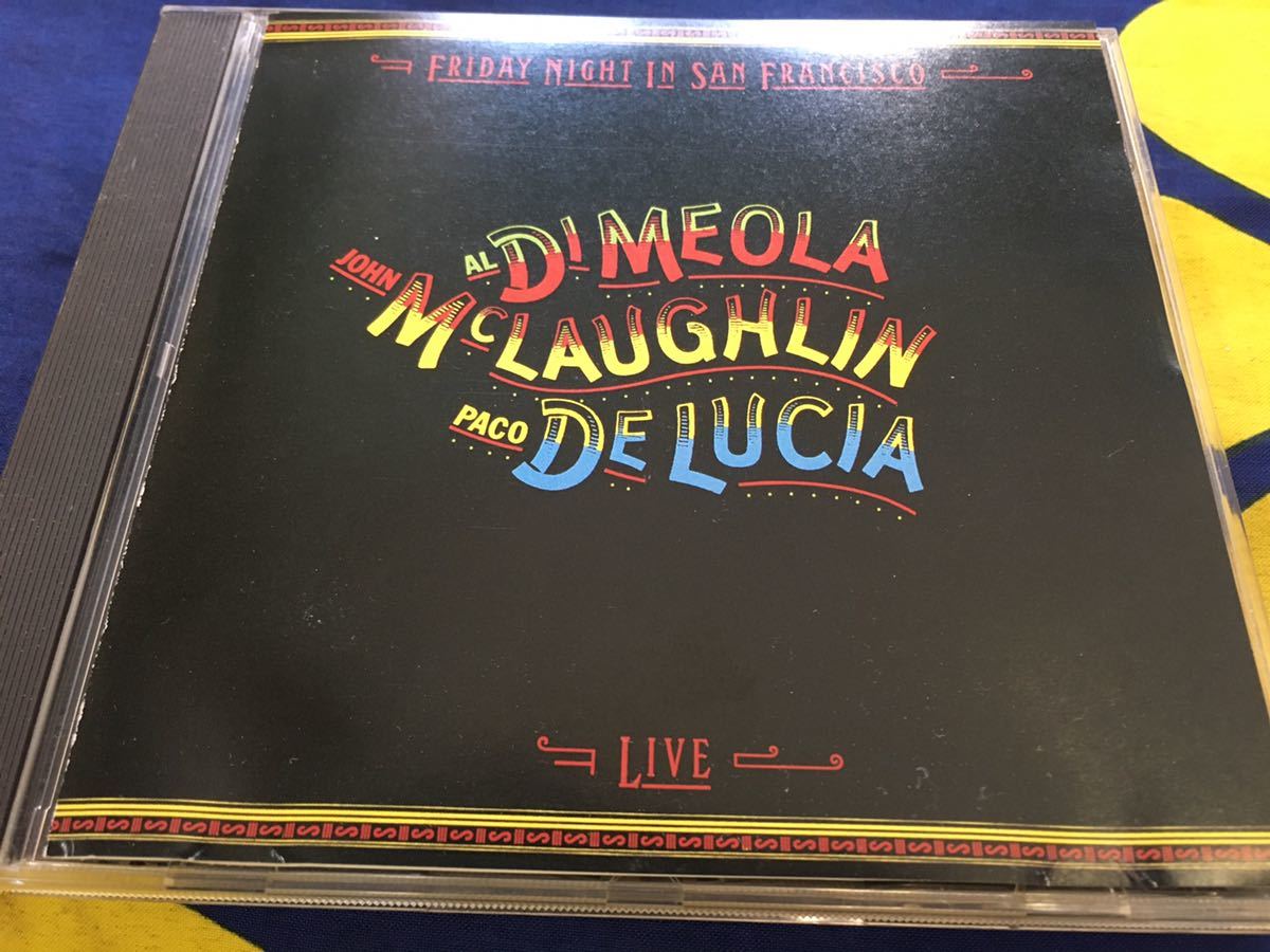 Di Meola/McLaughlin/De Lucia★中古CD国内盤「スーパー・ギター・トリオ～ライヴ!」_画像1