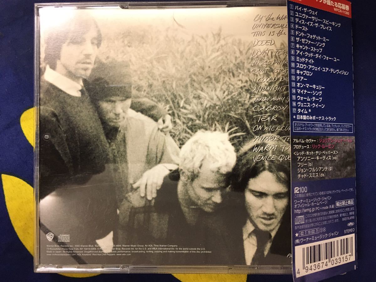 Red Hot Chili Peppers* б/у CD записано в Японии с лентой [ красный * hot * Chile * перец z~bai* The * way ]