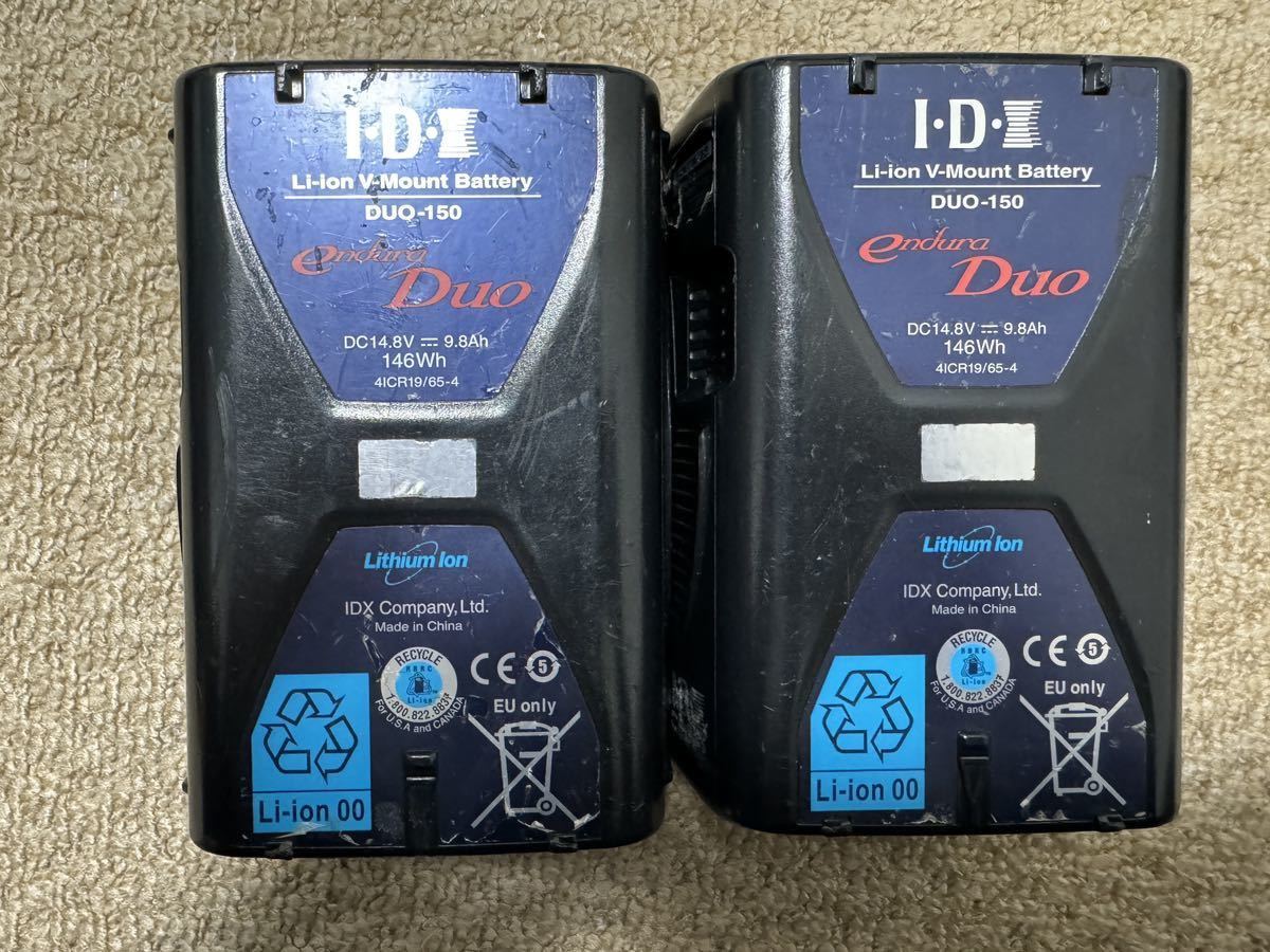 IDX DUO-150 Vマウントバッテリー①の画像1