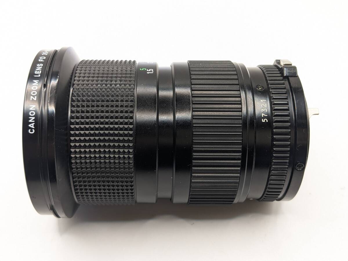 ★極上品★ Canon キヤノン New FD NFD 35-105mm f3.5 単焦点 オールドレンズ #1390_画像5