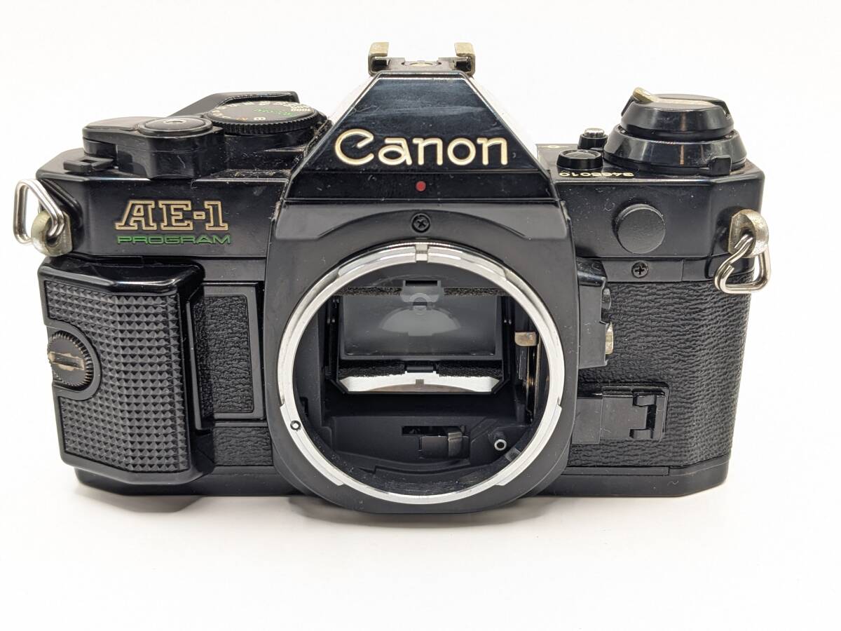 ★外観良好・ジャンク★ キャノン CANON AE-1 PROGRAM ブラック ボディ ★ 通電可 #1395