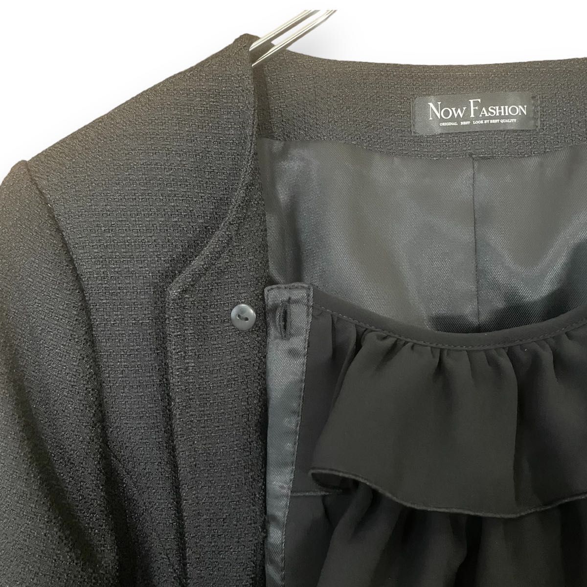 新品未使用　 ブラックフォーマル セットアップ 黒　入学式卒業式結婚式　9号M 礼服