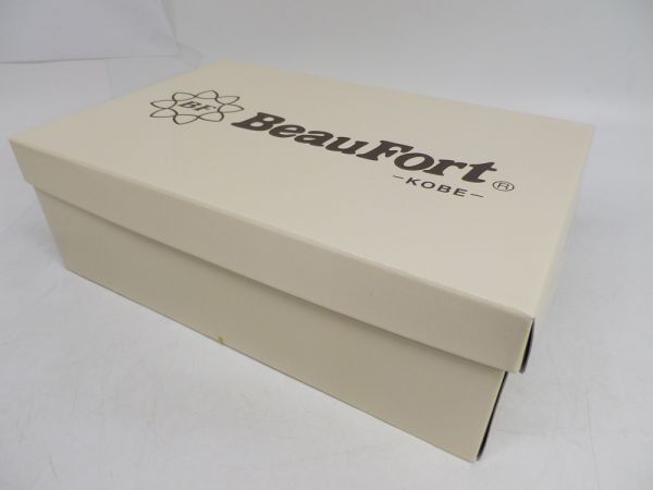 48●a056☆【23.5 EEE】未使用保管品　ビューフォート　パンプス　ウェッジソールコンピストラップシューズ　BeauFort　現状_画像9