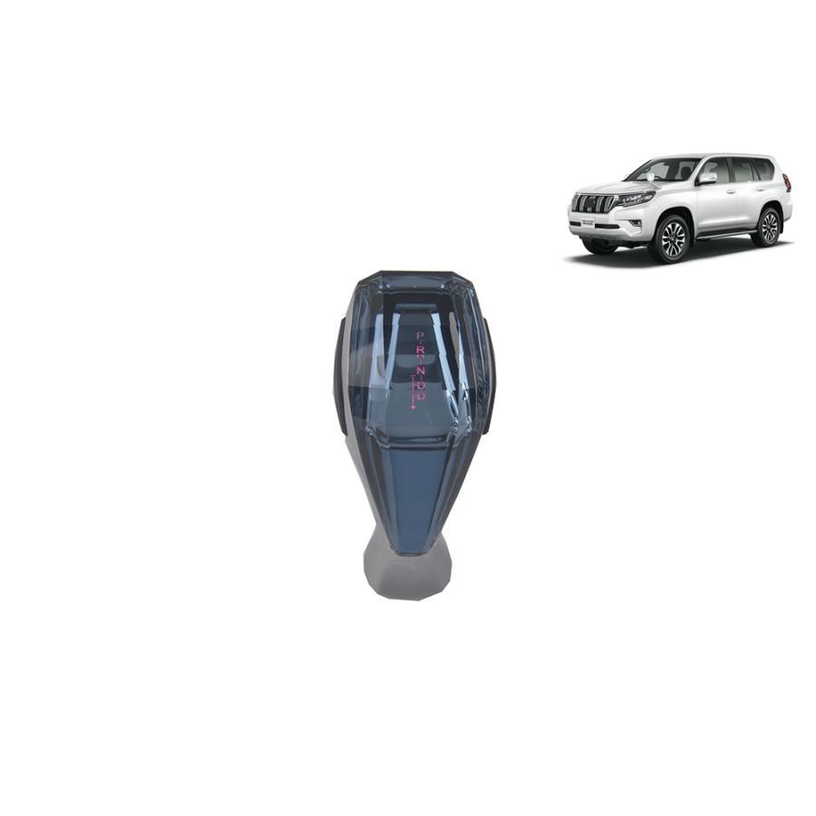 トヨタ　ランドクルーザー ランクル プラド 150系後期 内装シフトノブ LEDクリスタル製 LED アクセサリー　タッチセンサー 7色 点灯_画像1
